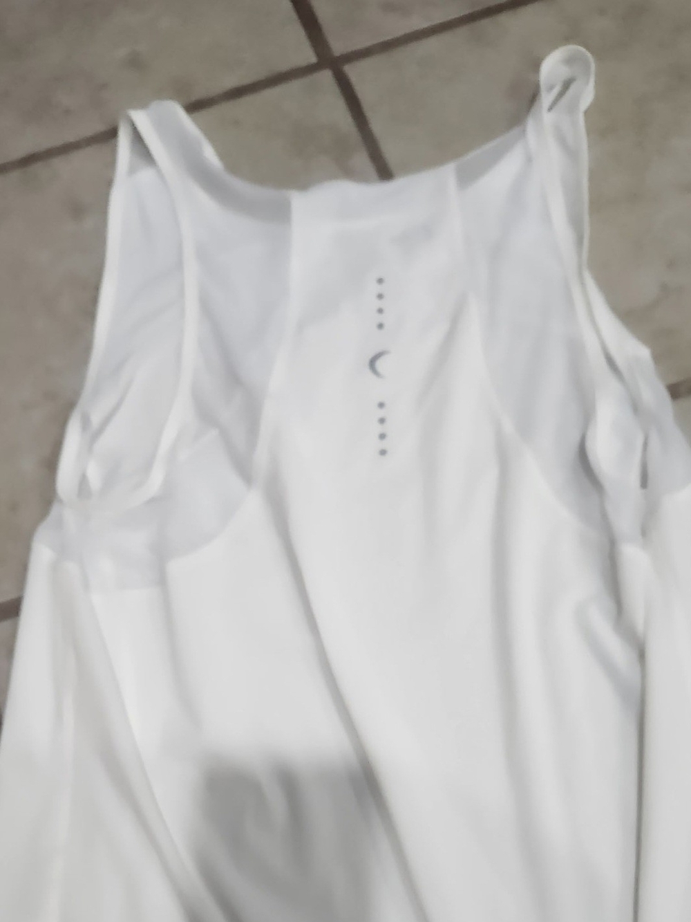 ZYIA White Performance Racerback Tank - Picture 2 of 3